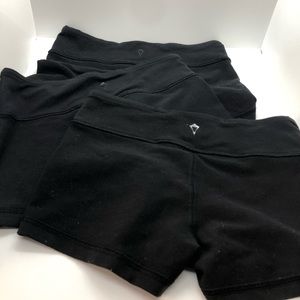 Ivivva Booty Shorts Bundle of 3 Black